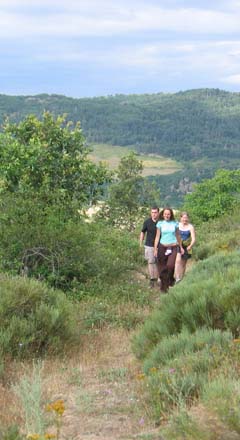 Walking in auvergne