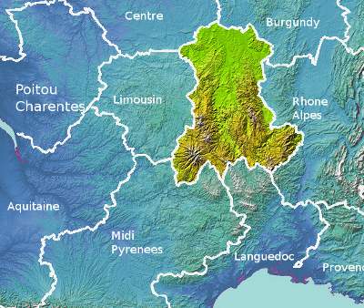 Auvergne location