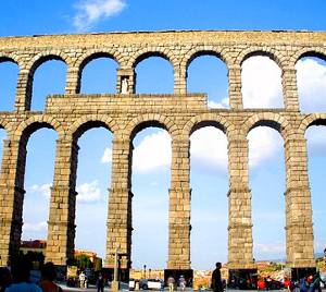 Roman aqueduct Segovia