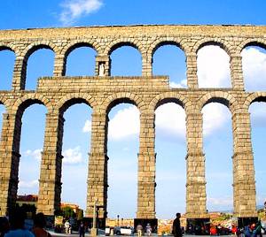 Roman aqueduct Segovia